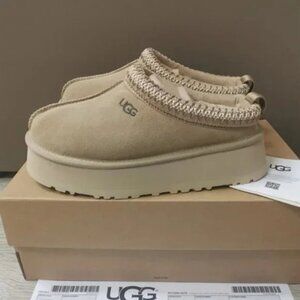 Ugg Tazz Tasman Platform Slippers Beautiful Mustard Seed
